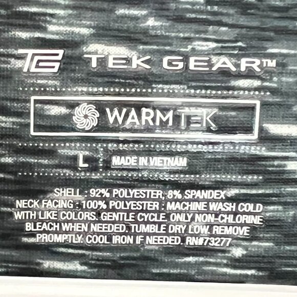 Tek Gear Gray Cowl Neck Activewear Women's - Picture 2 of 4